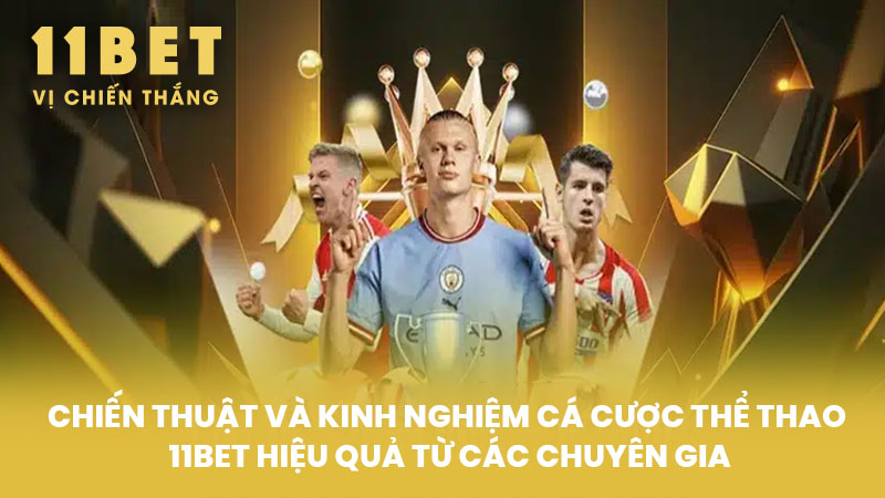 Chiến thuật và kinh nghiệm cá cược Thể Thao 11BET hiệu quả từ các chuyên gia